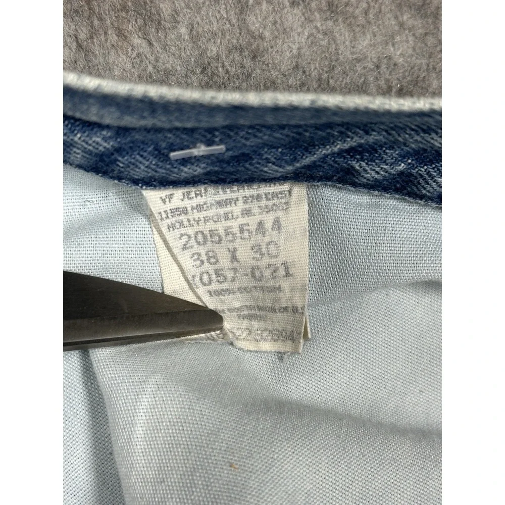 Vintage Lee‎ Jeans W38 L30 USA Denim 90s Y2K Straight Leg Faded Blue